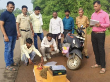 दोन गांजा तस्कराला पोलीसांनी सापळा रचुन केले अटक