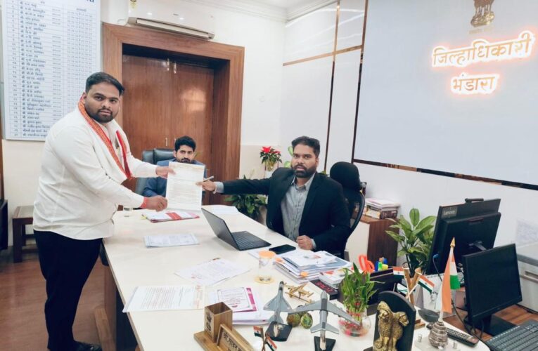 तुमसर शहरातून रेतीचे ओव्हरलोड ट्रक वाहतुक थांबवा; नगराध्यक्ष सागर गभने यांचा इशारा