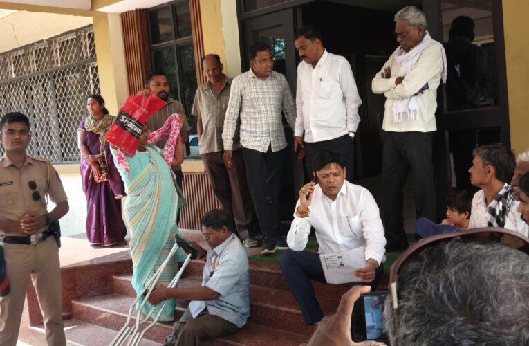 खा. डॉ. प्रशांत पडोळे यांनी विश्रामगृहात पायऱ्यांवर बसून ऐकली चिमुकल्या सानवीची हृदयद्रावक व्यथा