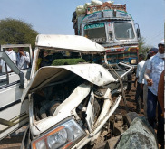 तुमसर – रामटेक मार्गावर भरधाव ट्रक-बुलेरोचा भीषण अपघात