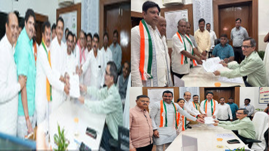 भाजपाचे अविनाश ब्राम्हणकर, काँग्रेसचे दिलीप बन्सोड यांच्यासह अपक्षांचे अर्ज दाखल